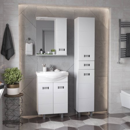 Тумба напольная Балтика 68х66,4х31,6см цвет белый Тумба напольная Балтика 68х66,4х31,6см цвет белый