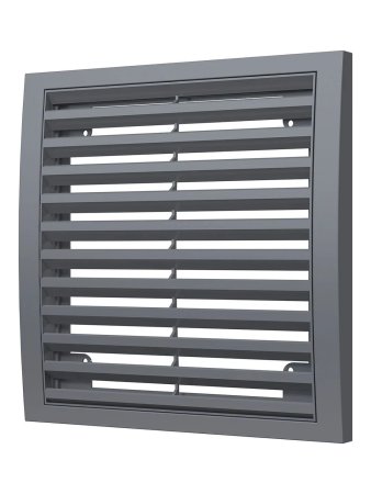 Решетка  РРН  20 х 20 см серая
