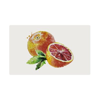 Термосалфетка 41х 26см ПВХ Грейпфрут белый