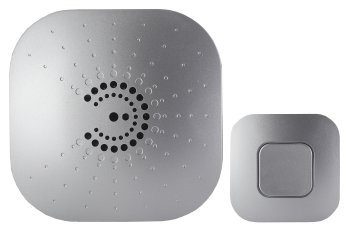 Звонок дверной ЭРА BIONIC беспроводной серебро