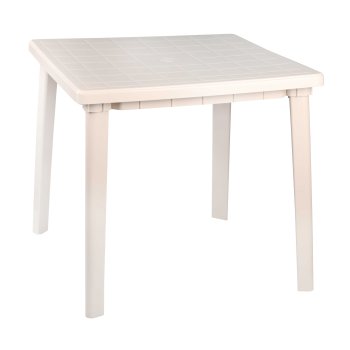 Стол садовый 80х80х74 см бежевый Стол садовый 80х80х74 см бежевый