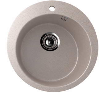 Мойка врезная Ulgran-405-302 искусственный камень 22см 50 песочный