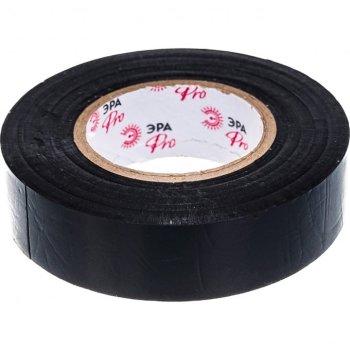 Изолента ПВХ ЭРА 19мм х 20м чёрная