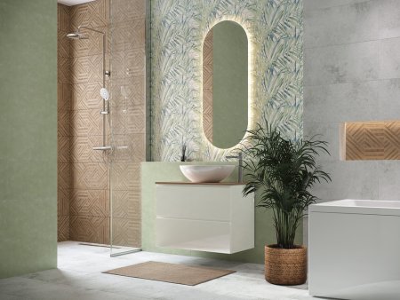 Плитка настенная Frosty, Листья, многоцветная 59,8х29,8х0,85 см