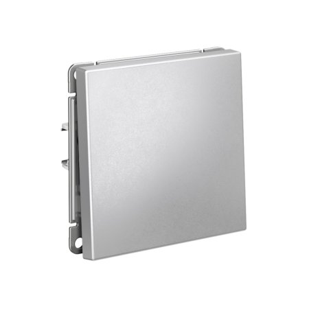 Выключатель встраиваемый Systeme Electric ARTGALLERY 1 кл. алюминий, арт. GAL000311s