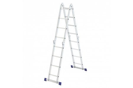 Лестница трансформер Сибртех 4х4 ступени алюминиевая