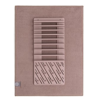 Набор для сушки посуды для сушки посуды с ковриком цвет коричневый 27см 160 мм 2 шт