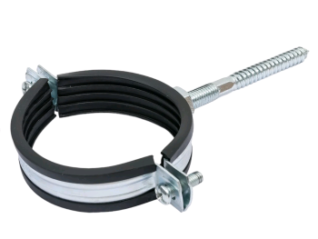 Хомут с дюбелем и шурупом MasterProf d2 1/2" 1 шт цвет хром