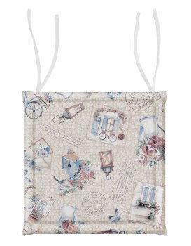 Подушка для стула 40х5 см бежевый