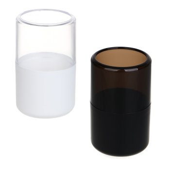 Стакан для зубных щеток Инь-Янь пластик цвет микс