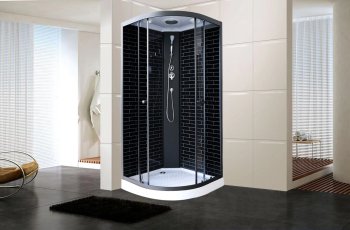 Кабина душевая ODA 5020 низкий поддон 90х90х215см затемненное стекло