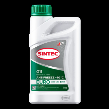 Антифриз SINTEC ANTIFREEZE EURO 1 кг 1л