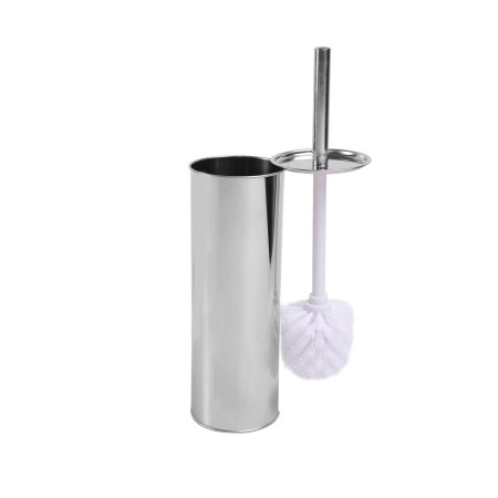 Ершик для унитаза в гильзе напольный цвет хром