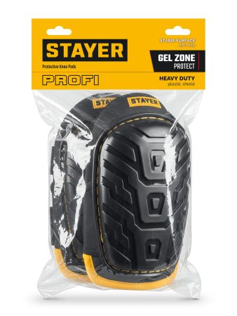Наколенники защитные STAYER гель, ПВХ, полиэстер, EVA