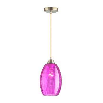 Подвес Lumion Sapphire, розовый E27х1шт цвет бронза