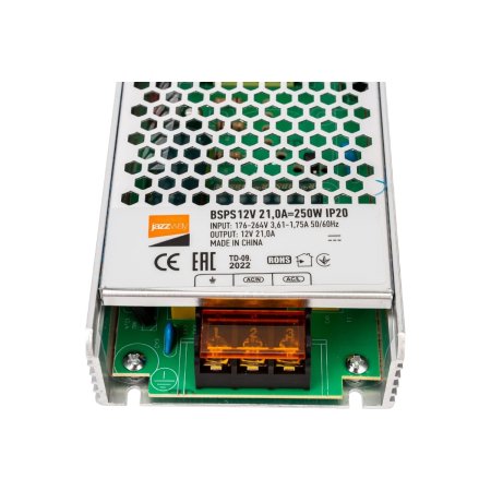 Блок питания  блок питания для светодиодной ленты Jazzway 12В 250Вт IP20