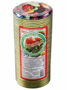 Набор крышек обкатная 82 мм СКО-82 Красивая 50 шт