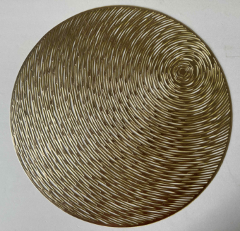 Термосалфетка D=38см ПВХ Стелла золото