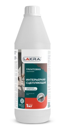 Грунтовка укрепляющая с антисептиком Лакра 1 л