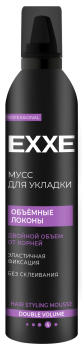 Мусс для укладки волос Exxe Объемные локоны эластичная фиксация для всех типов волос объем 250мл