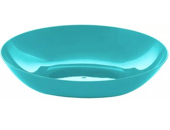 Тарелка 1 предмет Интерм 1л 21,5см цвет голубой