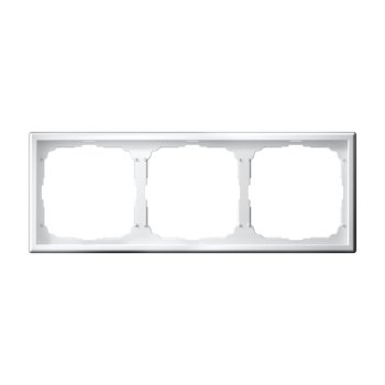 Рамка Systeme Electric ARTGALLERY 3 поста, цвет белый, арт. GAL000103