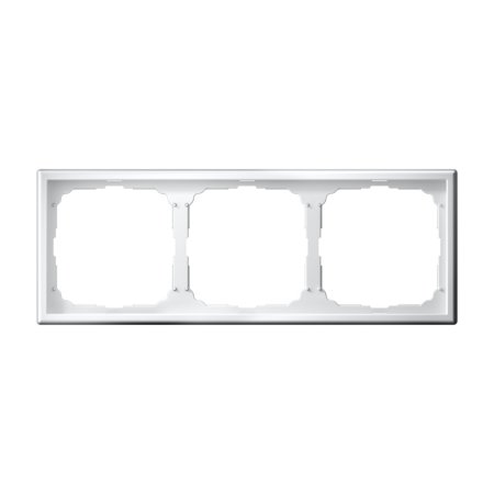 Рамка Systeme Electric ARTGALLERY 3 поста, цвет белый, арт. GAL000103