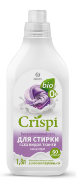 Гель для стирки белья GRASS CRISPI 1,8л для всех видов ткани для стиральных машин