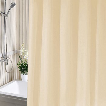 Штора для ванной  Альфа-Стиль А-Стиль 180хполиэтилен цвет бежевый