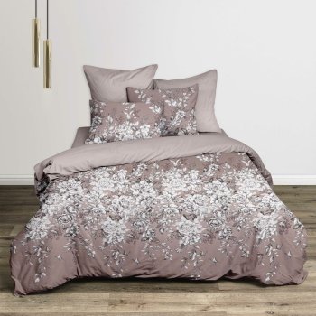 Комплект постельного белья Роза Тюдоров двуспальный сатин розовый