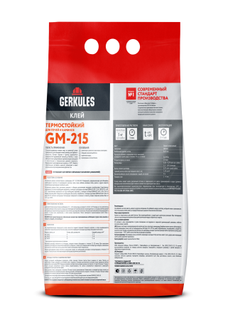 Клей для печей и каминов GM-215 Геркулес 5кг