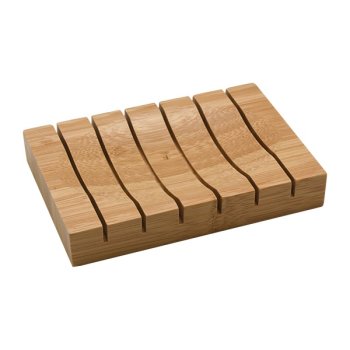 Мыльница WOOD&NATURAL бамбук цвет коричневый настольная