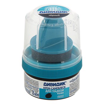 Крем для обуви Дивидик 55 мл для замши, нубука и велюра цвет черный