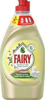 Средство для мытья посуды Fairy Нежные руки Ромашка и витамин Е 450мл