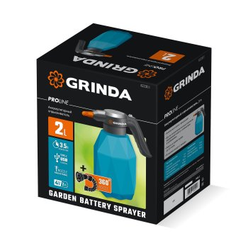 Опрыскиватель аккумуляторный GRINDA PROLine 2л
