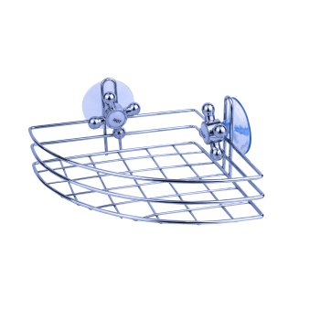 Полка для ванной 1 ярусная угловая SPOT цвет хром