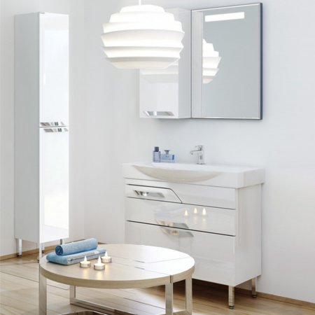 Пенал напольный Монреаль белый 190х30х31,6см Пенал напольный Монреаль белый 190х30х31,6см