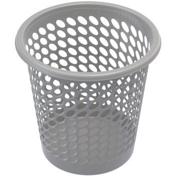 Корзина для мусора пластик Альт 11л цвет серый