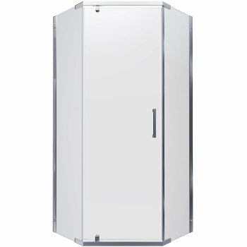 Ограждение душевое Тритон Дека-Хром 90х90х190см прозрачное стекло