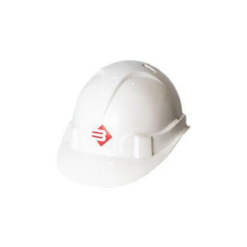 Каска защитная Зубр пластик белая