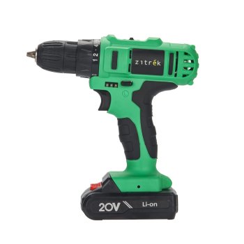 Дрель-шуруповерт аккумуляторная ZITREK Green 20 Li Plus Li-lon 20В 2x2Ач 42Нм Дрель-шуруповерт аккумуляторная ZITREK Green 20 Li Plus Li-lon 20В 2x2Ач 42Нм