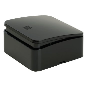 Выключатель накладной STEKKER София 1 кл. черный, арт. 49292