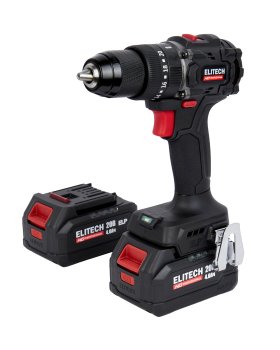 Дрель-шуруповерт аккумуляторная ELITECH CD 20ISL2 Li-lon 20В 1x4Ач 60Нм