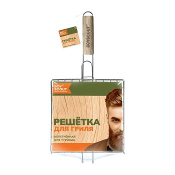 Решетка-гриль BOYSCOUT облегченная 1 предмет 43х23х1,5 см