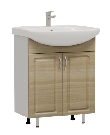 Тумба напольная Классик 70х60,5х31,6см цвет светлая лиственница