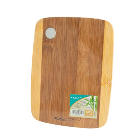 Доска разделочная подвесная 20х15см 10мм бамбук цвет коричневый