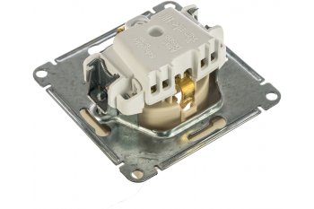 Розетка силовая одноместная встраиваемая Schneider Electric AtlasDesign с заземлением, цвет алюминий, арт. ATN000343