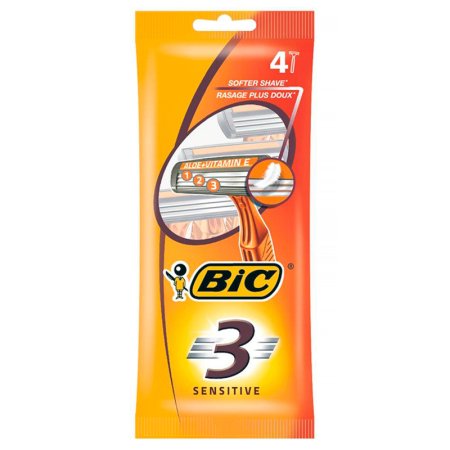 Бритва одноразовая BIC 3 Sensitive 4 шт