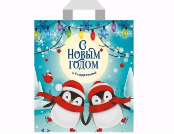 Пакет подарочный  34х28см подарочная разноцветный