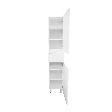 Пенал напольный Теона 190х35х35см белый